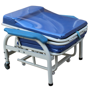Sofá Cama Plegable Multifuncional de Acero Inoxidable Ajustable para <span class=keywords><strong>Hospital</strong></span> con Capacidad de 150 kg, Marca XSJ - Product Image 2