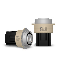 Moteur servo à réducteur planétaire Rengong RGM 5730H 24V DC sans balais 36mm BLDC 100 tr/min à double axe pour usage en ventilateur de maison intelligente