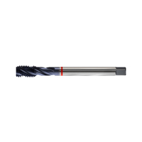 T2839  5/16-18UNC-3/8-24UNF Tap Mesin Baja Kecepatan Tinggi Alur Lurus Alat Pembuat Ulir Standar Amerika Tap Mesin Pembuat Ulir