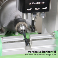 Nueva Máquina Perforadora de Madera Multi-eje Vertical y Horizontal Pequeña para Minifix, en Venta