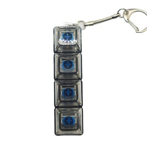 Llavero Antiestrés de Alta Transparencia con Tecla de Juguete, para Fanáticos de Teclados Mecánicos, Unisex, Plástico, para Mayores de 14 Años - Product Image 2