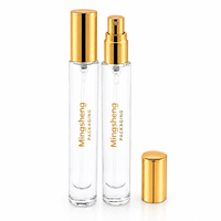 Flacon de parfum miniature en PP personnalisé Mingsheng 3ml 5ml 8ml 10ml, vaporisateur de parfum portable pour emballage de fragrance