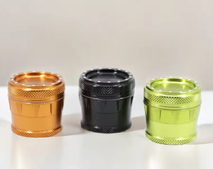 Molino de Hierbas Manual Moderno de Aluminio de 63 mm con Logotipo Personalizado para Accesorios, Novedad 2026 - Product Image 2