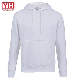 Sudaderas con capucha en blanco de algodón de peso pesado de alta calidad Tallas grandes Hombres Bordado Gráfico Liso Unisex Sudaderas con capucha Sudaderas - Product Image 2
