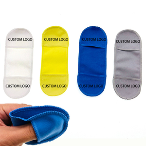 नई आगमन रेशम-स्क्रीन प्रिंटिंग Microfiber उंगली चश्मा साफ कपड़े चश्मा कपड़ा - Product Image 1