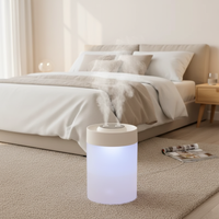 Humidificateur ultrasonique à double buse de 2 L grande capacité alimenté par USB, humidificateur à brume froide de 4,2 L pour chambre à coucher, bureau, maison