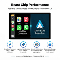 Autoradio Android universel Lodark 13 pouces, lecteur DVD, Bluetooth, écran numérique 2K, avec Apple Play GPS