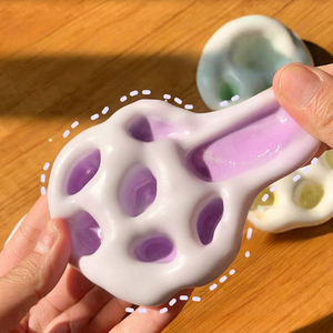 TPR Jumbo Moldable Glutinous Rice Cake Handmade <b>Ball</b> <b>Squeeze</b> Toy Chirping Crinkly <b>Ball</b> Vent Stress Relief Toy - Product Image 6