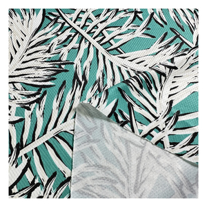 Salida de fábrica Diseño tropical 100% Poliéster Tricot Impreso digital Humedad Secado Ajuste Rápido-Secado Ecológico Ropa deportiva Tela - Product Image 2