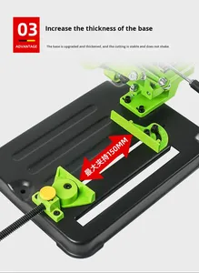Serra de Mesa Industrial Multifuncional Pequena, Esmerilhadeira Manual, Máquina de Corte Modificada, Esmerilhadeira com Suporte Universal OEM - Product Image 4