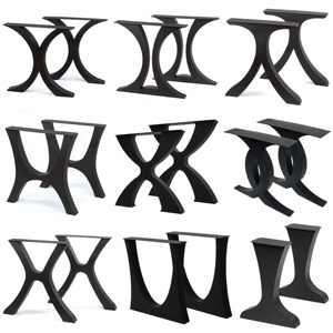 Table Frames Industrial Restaurant Desk Office Cast Iron Steel Bench Dinning Coffee Dining <strong>Furniture</strong> <strong>Metal</strong> Table <strong>Legs</strong> for Table - Product Image 1