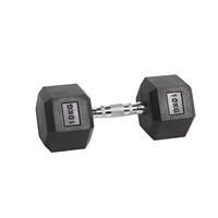 Ensemble d'haltères hexagonales personnalisées GRASSFIT DB-04 - Revêtement en caoutchouc - Noyau en fonte pour équipement de gym - Exercices de fitness complets