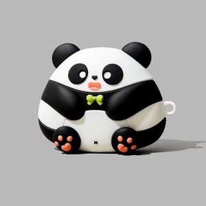 Étui de protection pour écouteurs compatible avec Pro2, motif <span class=keywords><strong>panda</strong></span> géant mignon, avec <span class=keywords><strong>coque</strong></span> en silicone antichoc - Product Image 1