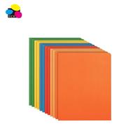 Meilleur prix, 11pt, couleurs assorties, format lettre, 50 pièces/boîte, classeur en papier artistique coloré à deux/trois poches avec logo personnalisé