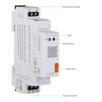 UENYOIEK Relais intelligent WiFi 16A AC85-240V à montage DIN, contrôle vocal et par application, avec fonction minuterie pour l'automatisation des bâtiments résidentiels
