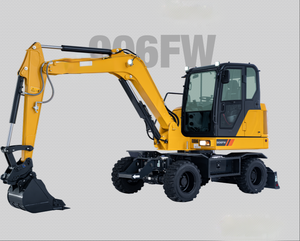Excavadora hidráulica sobre orugas 906FW, precio de fábrica de alta calidad, gran oferta, excavadora pequeña, maquinaria de construcción compacta - Product Image 2