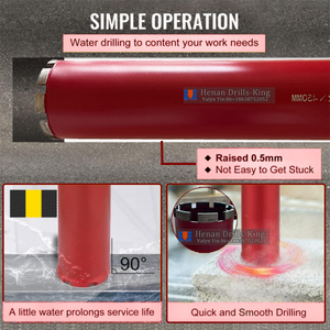 Tường khoan công cụ kim cương vương miện hung hăng ướt lõi kim cương Khoan Bits cho bê tông gạch và khác nề - Product Image 6