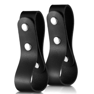 Fouet d'équitation tout-terrain transfrontalier avec sangle en cuir PU, ceinture de rangement, étui de fouet portable, support de fouet et anneau en cuir. - Product Image 1