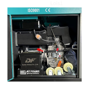 Мини портативный с воздушным охлаждением небольшой дизельный генератор с колесами 5 кВт 10 кВА 15 кВт - Product Image 5