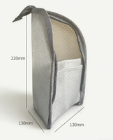Trousse de Toilette/Maquillage Portable en PVC Imperméable avec Fermeture Éclair pour Voyage d'Affaires et Rangement Personnel