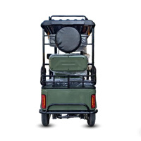 HLD Usine chinoise Quadricycle électrique 2000w 60v Scooter multi-usage Voiturette de golf électrique à 4 roues avec pare-brise avant et toit