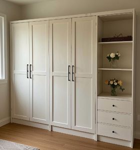 Customized Closet Systems Modern <b>Clothes</b> Storage Cabinets Set Bedroom Furniture <b>Organizer</b> <b>Wardrobe</b> Closet - Product Image 5