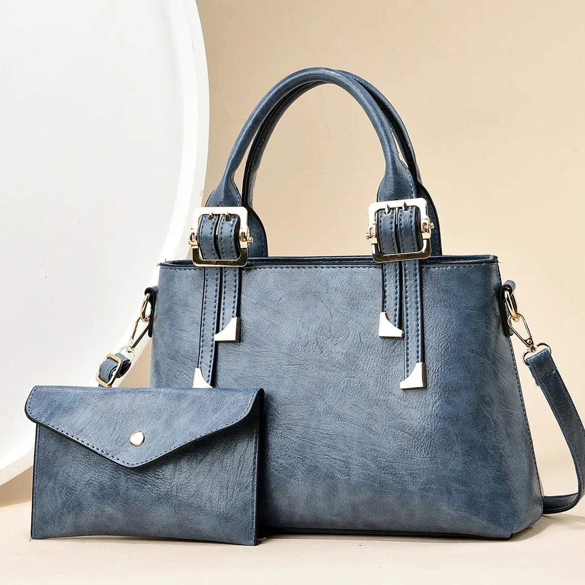 Moda kadın çantası 2024 özelleştirmek yeni kişiselleştirilmiş kolu lüks el çantaları bayan çanta set deri tote çanta omuz