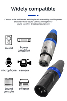 Profession Haute Qualité Audio Vidéo Xlr Plug Connectors3Pin Femelle Et Mâle Neutrik Xlr Connecteur 3Pin