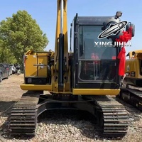 Mini-excavatrice sur chenilles Cat 307 à bas prix, durable, 7 tonnes, compacte, pour la construction urbaine et les opérations sur sites étroits