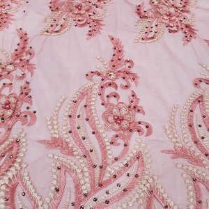 Nhà máy Vải ren thiết kế mới 3D mẫu vải ren Châu Phi với thạch - Product Image 2