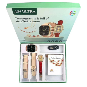 As4 cô gái thời trang đồng hồ Phụ Nữ Thông Minh Đồng hồ nữ Montre connecte Smartwatch với đồ trang sức - Product Image 1