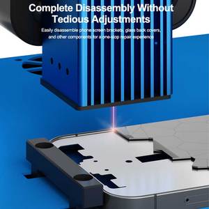 SUNSHINE SS-890B Mini Macchina Laser per Rimozione Schermo per <span class=keywords><strong>iPhone</strong></span> X-17, Rimuove Vetro Posteriore/Supporti/Componenti in Diversi Colori - Product Image 2