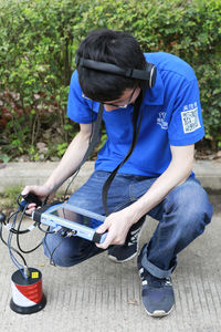 PQWT-CL600 간단한 작동 멀티 모드 6M 깊이 파이프 누출 감지기 지하 누출 지점 찾기 - Product Image 6