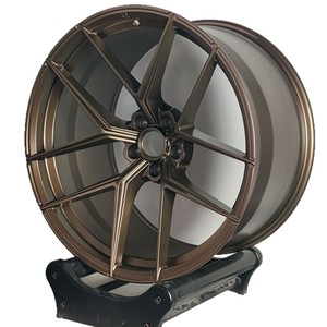 Jantes sport concaves en aluminium forgé de 18 pouces 5x114.3 ET40 Bronze mat pour Nissan Hyundai Kia - Product Image 2