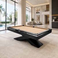 Table de billard Naipni de luxe pour villa, usage intérieur