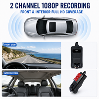 Caméra de tableau de bord double canal 1080P avec GPS 4G intégré, audio en option, capteur G, WiFi et Bluetooth pour la surveillance des flottes de taxis