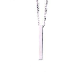 Collar de Barra Vertical de Acero Inoxidable Chapado en Oro PVD, Sin Deslustre, Moda 2024, Venta al Por Mayor - Product Image 5