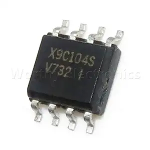 رقاقة رقمي لقياس الجهد الإلكتروني المكون، رقاقة IC X9C104 SOP-8 X9C104S أجزاء إلكترونية