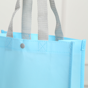 Bolsa de fondo redondo reutilizable personalizada, bolsa de laminación Biodegradable de pp con botón a presión - Product Image 4