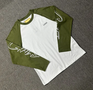 <span class=keywords><strong>T</strong></span>-<span class=keywords><strong>Shirt</strong></span> a Maniche Lunghe da <span class=keywords><strong>Uomo</strong></span> in 100% <span class=keywords><strong>Cotone</strong></span> con Stampa DTG, Maglietta Casual di Alta Qualità - Product Image 4