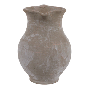 Vaso a forma di brocca in terracotta con manico curvo per decorazioni per la casa e il soggiorno - Product Image 4