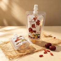 Pochettes souples personnalisées imprimées, écologiques, recyclables, pour jus de vodka, avec bec verseur, qualité alimentaire, réutilisables, pour emballage liquide, à fond stable et à aspiration