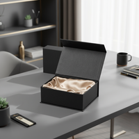 Boîte cadeau pliante personnalisée en carton rigide, emballage de luxe pour vêtements, bijoux et accessoires