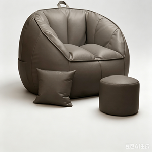 Maxfree Fauteuil inclinable moderne une place en suède, angle réglable, design léger - Product Image 6