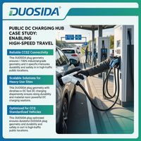 DUOSIDA - Livraison d'usine - Chargeur DC robuste 200A CCS2 pour l'infrastructure des véhicules électriques en Amérique du Sud - IP55