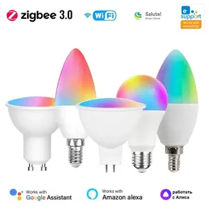 EweLink ZigBee/Wifi MR16/E27/E14 5W/9W rgbcw lampadine thông minh dimmerabili ứng dụng/voce/cho Alexa/Google/Alice/salute/yandex - Product Image 2