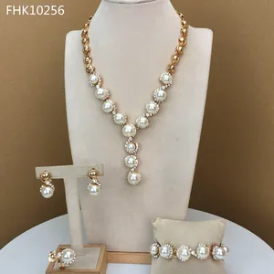Yuminglai פרל תכשיטי Goldplate תכשיטי תכשיטים סטים לנשים Fhk10256