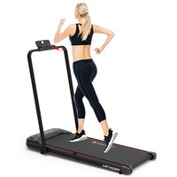 Caminadora Plegable, Caminadora para Debajo del Escritorio para Oficina en Casa con 12 Programas, Máquina para Caminar Portátil y Plegable