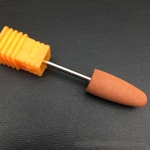 Puntas de silicona ovaladas para taladro de uñas, cabezal de pulido para manicura, para alisar puntas de uñas acrílicas - Product Image 4