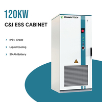 Système de générateur solaire tout-en-un compact à batterie parallèle 120 kW 140 kW 150 kW 160 kW 320 kWh pour usage industriel